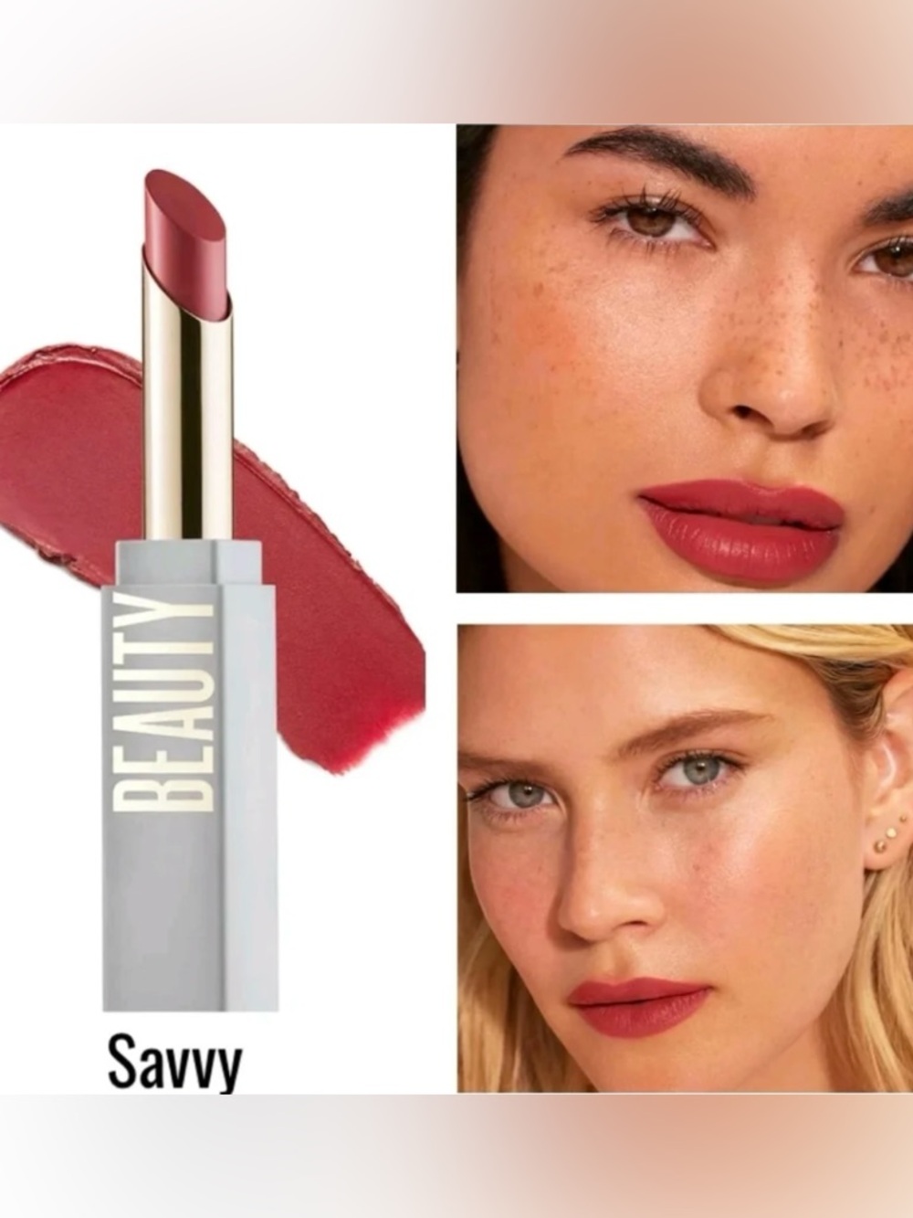 Beauty Counter Conditioning Statement Maker Satin Lipstick color Savvy